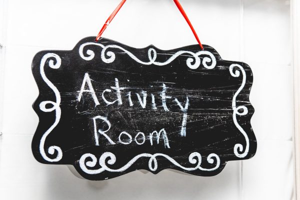activity room sign